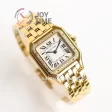 Cartier Ballon Panthère Ladies GF 1:1 Best Edition YG 27mm Diamond Bezel YG Bracelet Quartz