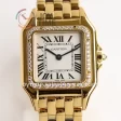 Cartier Ballon Panthère Ladies GF 1:1 Best Edition YG 27mm Diamond Bezel YG Bracelet Quartz