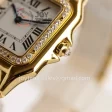 Cartier Ballon Panthère Ladies GF 1:1 Best Edition YG 27mm Diamond Bezel YG Bracelet Quartz