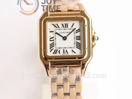 Cartier Ballon Panthère Ladies GF 1:1 Best Edition RG 27mm RG Bracelet Quartz