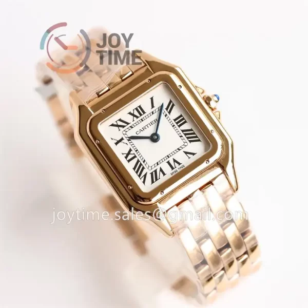 Cartier Ballon Panthère Ladies GF 1:1 Best Edition RG 27mm RG Bracelet Quartz