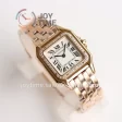 Cartier Ballon Panthère Ladies GF 1:1 Best Edition RG 27mm Diamond Bezel RG Bracelet Quartz