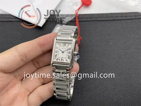 Cartier Ballon Tank Francaise Ladies ORF 1:1 Best Edition SS 22mm SS Bracelet Quartz