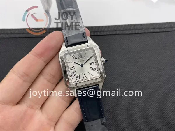 Cartier Santos Dumont F1 1:1 Best Edition SS 31mm Leather Strap Quartz