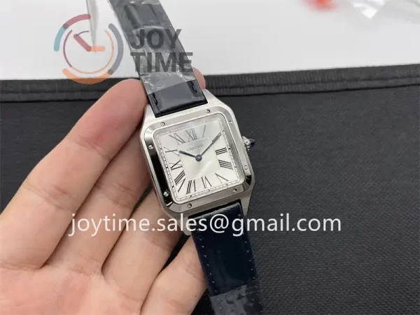 Cartier Santos Dumont F1 1:1 Best Edition SS 31mm Leather Strap Quartz