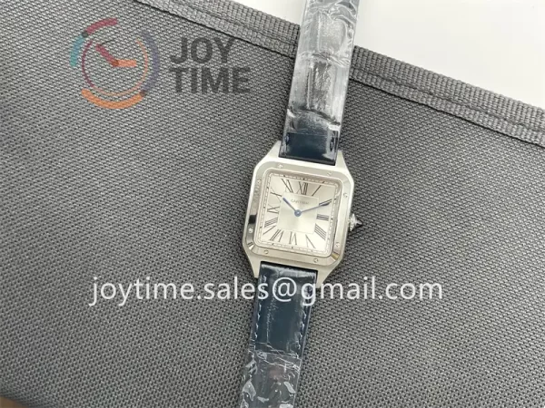 Cartier Santos Dumont F1 1:1 Best Edition SS 31mm Leather Strap Quartz