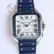 Cartier Santos de Cartier GF 1:1 Best Edition SS 40mm Rubber Strap  Miyota9015