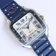 Cartier Santos de Cartier GF 1:1 Best Edition SS 40mm Rubber Strap  Miyota9015