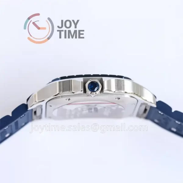 Cartier Santos de Cartier GF 1:1 Best Edition SS 40mm Rubber Strap  Miyota9015