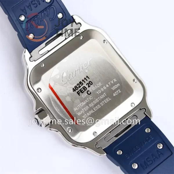 Cartier Santos de Cartier GF 1:1 Best Edition SS 40mm Rubber Strap  Miyota9015