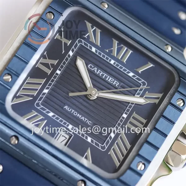 Cartier Santos de Cartier GF 1:1 Best Edition SS 40mm Rubber Strap  Miyota9015