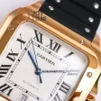 Cartier Santos de Cartier GF 1:1 Best Edition RG 40mm Rubber Strap Miyota9015