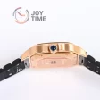 Cartier Santos de Cartier GF 1:1 Best Edition RG 40mm Rubber Strap Miyota9015