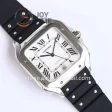 Cartier Santos de Cartier GF 1:1 Best Edition SS 40mm Rubber Strap  Miyota9015