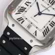 Cartier Santos de Cartier GF 1:1 Best Edition SS 40mm Rubber Strap  Miyota9015