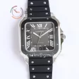 Cartier Santos de Cartier GF 1:1 Best Edition SS 40mm Rubber Strap  Miyota9015