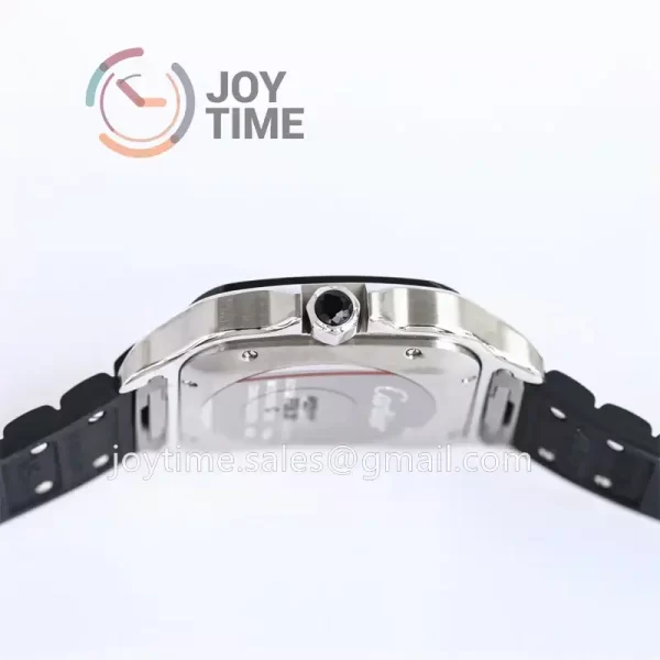 Cartier Santos de Cartier GF 1:1 Best Edition SS 40mm Rubber Strap  Miyota9015