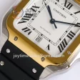 Cartier Santos de Cartier GF 1:1 Best Edition SS 40mm YG Bezel Rubber Strap Miyota9015