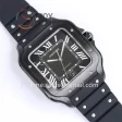 Cartier Santos de Cartier GF 1:1 Best Edition PVD 40mm Rubber Strap Miyota9015