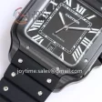 Cartier Santos de Cartier GF 1:1 Best Edition PVD 40mm Rubber Strap Miyota9015