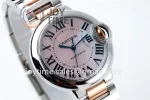 Cartier Ballon Bleu AF 1:1 Best Edition SS 33mm SS/RG Bracelet NH05A