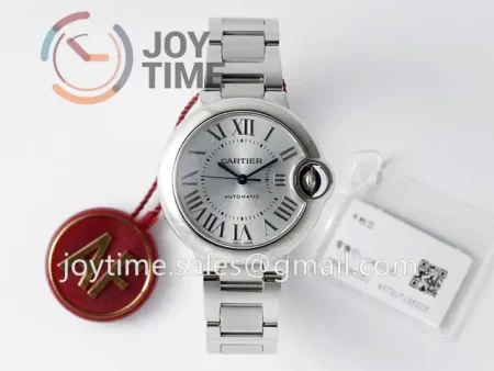 Cartier Ballon Bleu AF 1:1 Best Edition SS 33mm SS Bracelet NH05A