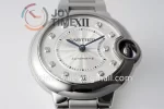 Cartier Ballon Bleu AF 1:1 Best Edition SS 33mm SS Bracelet Quartz