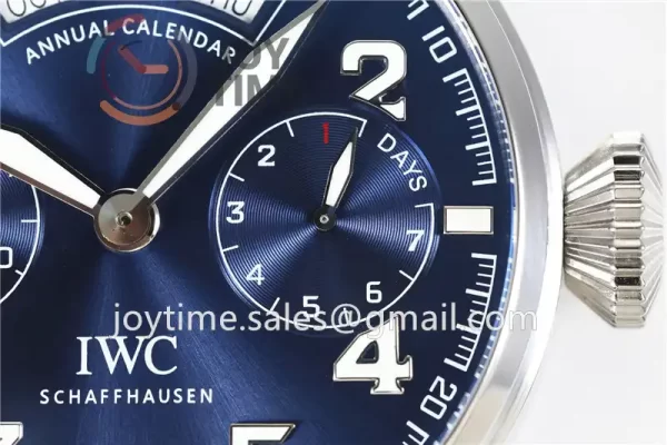 IWC Big Pilot Annual Calendar IW502703 YLF 1:1 Best Edition SS Leather Strap A52850