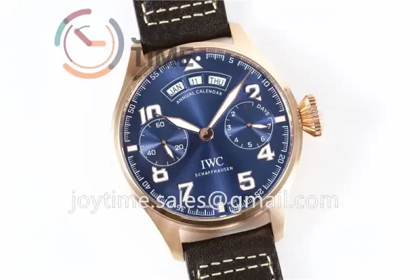 IWC Big Pilot Annual Calendar IW502701 YLF 1:1 Best Edition RG Leather Strap A52850