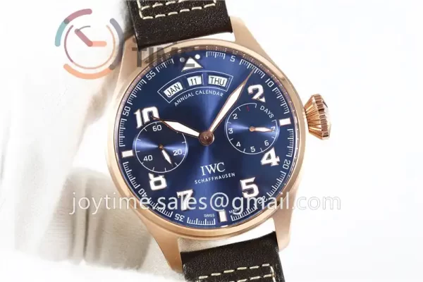 IWC Big Pilot Annual Calendar IW502701 YLF 1:1 Best Edition RG Leather Strap A52850