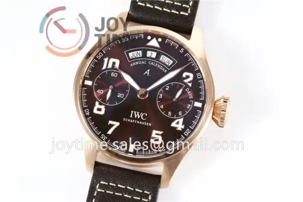 IWC Big Pilot Annual Calendar IW502706 YLF 1:1 Best Edition RG Leather Strap A52850