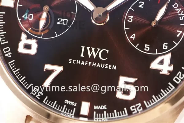 IWC Big Pilot Annual Calendar IW502706 YLF 1:1 Best Edition RG Leather Strap A52850