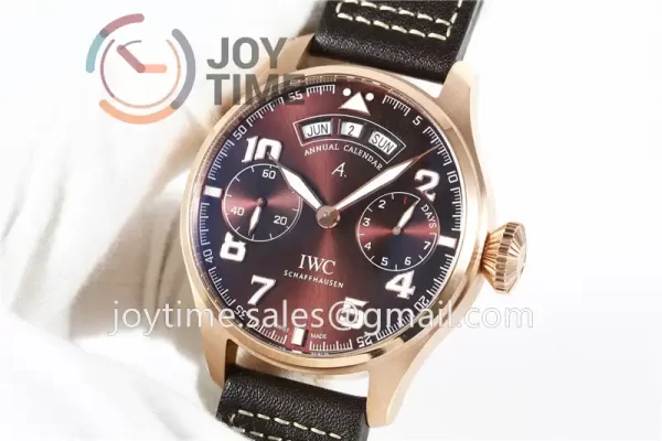 IWC Big Pilot Annual Calendar IW502706 YLF 1:1 Best Edition RG Leather Strap A52850