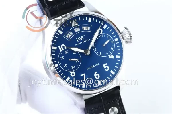 IWC Big Pilot Annual Calendar IW502708 YLF 1:1 Best Edition SS Leather Strap A52850