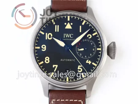 IWC Big Pilot IW501004 ZF 1:1 Best Edition Titanium Leather Strap A51111