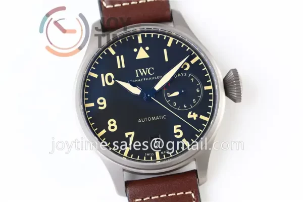 IWC Big Pilot IW501004 ZF 1:1 Best Edition Titanium Leather Strap A51111