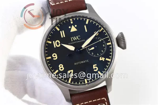 IWC Big Pilot IW501004 ZF 1:1 Best Edition Titanium Leather Strap A51111