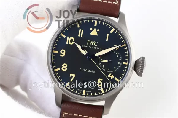 IWC Big Pilot IW501004 ZF 1:1 Best Edition Titanium Leather Strap A51111