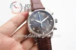 IWC Pilot Chronograph IW387808 ZF 1:1 Best Edition SS Leather Strap A7750