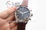 IWC Pilot Chronograph IW387808 ZF 1:1 Best Edition SS Leather Strap A7750