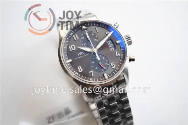 IWC Pilot Chronograph IW387804 ZF 1:1 Best Edition SS Case SS Bracelet A7750