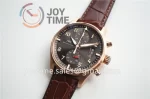 IWC Pilot Chronograph IW387803 ZF 1:1 Best Edition RG Leather Strap A7750