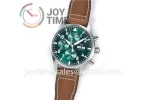 IWC Pilot Chronograph ZF 1:1 Best Edition SS 43mm Leather Strap A7750