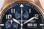 IWC Pilot Chronograph ZF 1:1 Best Edition RG 43mm Leather Strap A7750