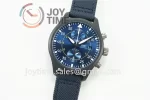 IWC Pilot Chronograph ZF 1:1 Best Edition Ceramic 44.5mm Nylon Strap A7750