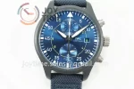 IWC Pilot Chronograph ZF 1:1 Best Edition Ceramic 44.5mm Nylon Strap A7750