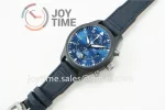 IWC Pilot Chronograph ZF 1:1 Best Edition Ceramic 44.5mm Nylon Strap A7750