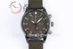 IWC Pilot Chronograph ZF 1:1 Best Edition Ceramic 44.5mm Nylon Strap A7750