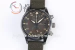 IWC Pilot Chronograph ZF 1:1 Best Edition Ceramic 44.5mm Nylon Strap A7750