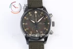 IWC Pilot Chronograph ZF 1:1 Best Edition Ceramic 44.5mm Nylon Strap A7750